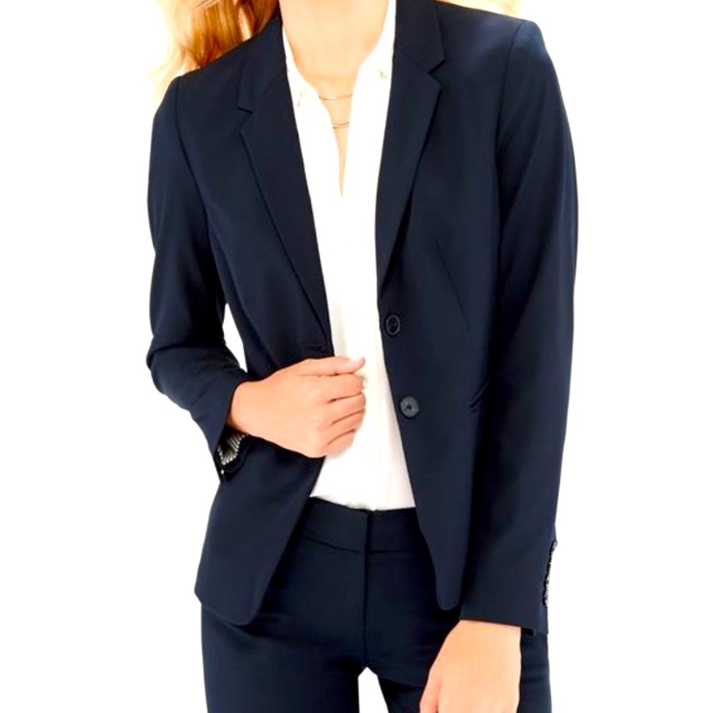 NWT The Limited Navy Essentials Suit Jacket